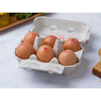 6 Uova rosa BIO da galline al pascolo estensivo