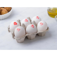 6 Uova bianche BIO da galline al pascolo estensivo