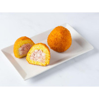 Arancini prosciutto e mozzarella