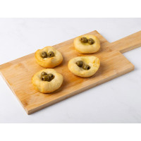 4 Focaccine con olive