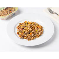 Mix di farro integrale e quinoa con lenticchie