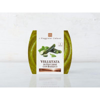 Vellutata di zucchine con basilico