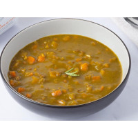 Zuppa di zucca e lenticchie al curry