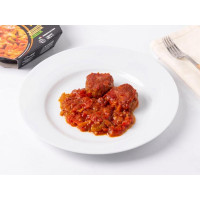 Polpette di ceci con peperonata BIO
