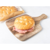 Focaccina maxi con mortadella