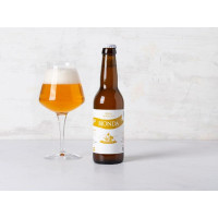 Birra bionda non filtrata
