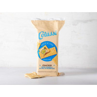 Crackers senza granelli di sale in superficie