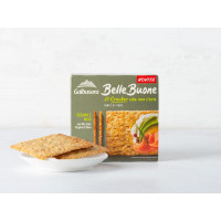 Crackers sottili sesamo e mais con olio extra vergine di oliva