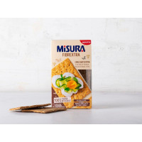 Crackers croccanti con semi di sesamo, fiocchi d'avena e chia