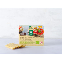 Crackers di ceci, lenticchie e piselli senza glutine BIO