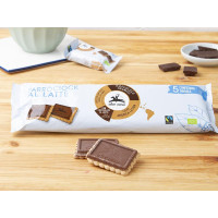 Biscotti di farro ricoperti di cioccolato al latte BIO