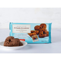 Biscottini al cacao con gocce di cioccolato