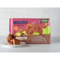 Fibrextra cornetti integrali frutti di bosco, barbabietola e uva