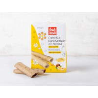 Cannoli di grano saraceno alla nocciola senza glutine
