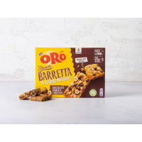Barrette ai cereali integrali cioccolato fondente e nocciole