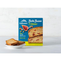 Fette biscottate con fichi, nocciole e semi di zucca