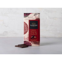 Cioccolato fondente 74% con granella di cacao