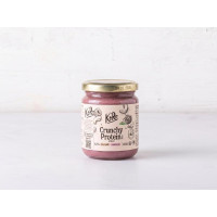 Crema spalmabile proteica crunchy anacardi e lampone