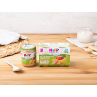 2 Merenda con mela, banana e biscotto BIO