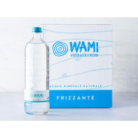 6 Acqua frizzante in vetro 0,75 lt