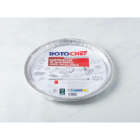 3 contenitori in alluminio per pizza