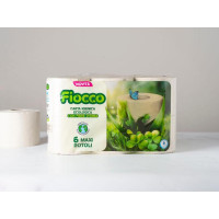 6 rotoli carta igienica con fibre d'erba ECO