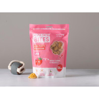 Snack per cani con rosa canina e fragola