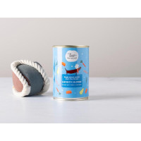 Cibo umido per cani monoproteico salmone con carote e pere
