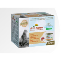 Lattine gatto tonno dell'atlantico light meal 4x50g