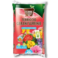 TERRE DI CASA - TERRICCIO PER PIANTE FIORITE: GERANI E SURFINIE