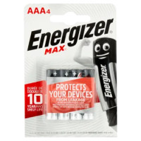 Energizer Max AAA Mini Stilo 4 Pz
