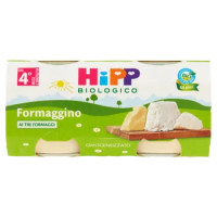 HiPP Biologico Formaggino Ai Tre Formaggi Omogeneizzato 2 x 80 g