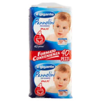 IL GIGANTE Pannolini Per Bambini Maxi 4 9-18kg Maxi-Unisex 40 Pz