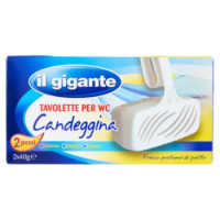 IL GIGANTE Tavolette Per WC Candeggina 2 x 40 g