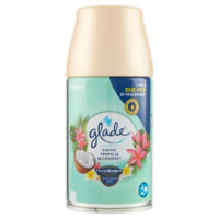 Glade Automatic Spray Ricarica, Profumatore Per Ambienti, Fragranza Exotic Tropical Blossoms 269ml