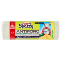 Domopak Spazzy Antiforo Profumati Con Manici 28 Lt Pattumiera Media 52x54 Cm Limone 15 Pz