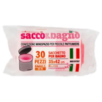 Virosac Sacco Per Bagno Sacchetto Per Bagno 35x42 Cm 6 Litri Small XS 30 Pz