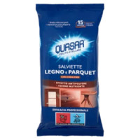Quasar Salviette Legno e Parquet 15 Pz