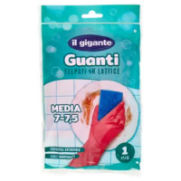 IL GIGANTE Guanti Felpati In Lattice Media 7-7,5 1 Paio