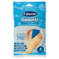 IL GIGANTE Guanti Satinati In Lattice Media 7-7,5 1 Paio
