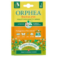 Orphea Salvalana Foglietti Per Cassetti e Armadi Al Profumo Di Sandalo e Bergamotto 12 X0,65 g