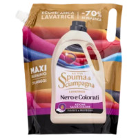 Spuma Di Sciampagna Lavatrice Nero e Colorati Ecoricarica 1305 Ml