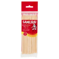 Samurài Spiedini Deluxe In Bambù Sezione Tonda 15 Cm Ø 2,5 Mm 100 Pz