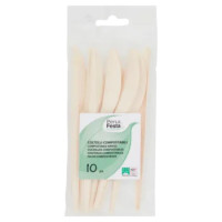 PerLa Festa ComposTable Coltelli Compostabili 10 Pz