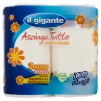 IL GIGANTE Asciuga Tutto Doppio Strato 2 Pz