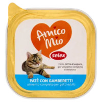 Selex Amico Mio Paté Per Gatto Con Gamberetti 100 g