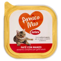 Selex Amico Mio Paté Per Gatto Con Manzo 100 g