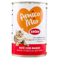 Selex Amico Mio Paté Per Gatto Con Manzo 400 g