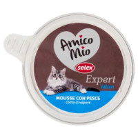 Selex Amico Mio Expert Mousse Per Gatto Kitten Con Pesce 85 g