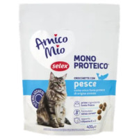 Selex Amico Mio Gatto Croccantini Con Pesce Mono Proteico 400 g